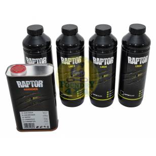 U-POL Raptor 4 Litre Protective Paint Coating Kit Black